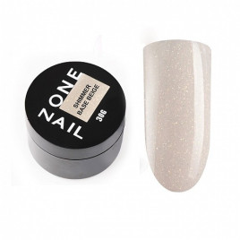 ONE NAIL Base SHIMMER BEIGE 30мл (бутылка) База камуфлирующая эластичная c шиммером (легкие в снятии)