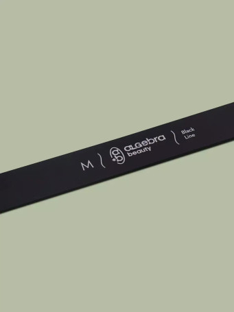 ALGEBRA BEAUTY   Черная   M   Основа для пилки прямая алюминиевая   M (130x18мм