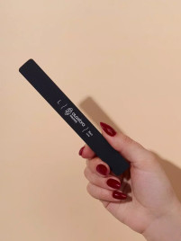 ALGEBRA BEAUTY Черная L Основа для пилки прямая алюминиевая 150x18мм