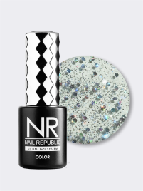 NAIL REPUBLIC #422 Diamonds 10мл Гель-лак с шестигранниками