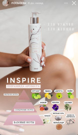 TIES   Лосьон парфюмированный  200мл   INSPIRE   (СНЯТО)