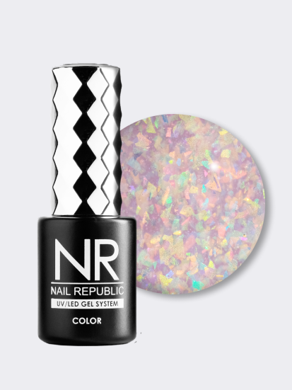 NAIL REPUBLIC   #1071 Opal Ocean   10мл   Гель-лак со слюдой