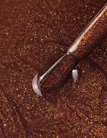 IQ BEAUTY   Prolac   #158 OBSESSION CINNAMON GLOW   12,5мл   Лак для ногтей с биокерамикой с поталью   Limited