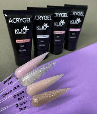 KLIO   Acrygel SHIMMER PINK   30мл (туба)   Акригель с шиммером   (СНЯТО)