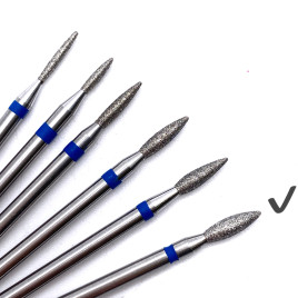 КМИЗ   Фреза алмазная  ПЛАМЯ 25 Синяя   (866.104.243.080.025)   ГСАП-2,5П-8,0С   [07]