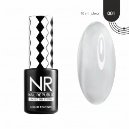 NAIL REPUBLIC   Жидкий полигель   LIQUID POLYGEL   #01   10мл   Прозрачный