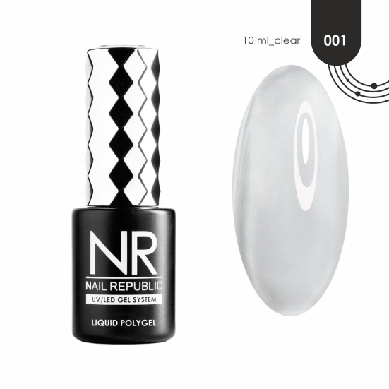 NAIL REPUBLIC   Liquid Polygel   #01   10мл   Жидкий полигель Прозрачный