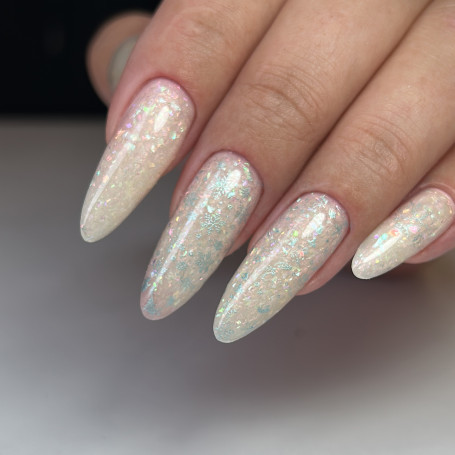 BSG   Base Colloration Hard   #118   20мл   База камуфлирующая жесткая с хлопьями Юки