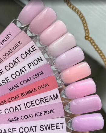 ONE NAIL   Base MILK   50мл (бутылка)   База камуфлирующая эластичная  (легкие в снятии)