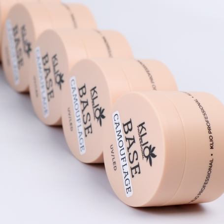 KLIO   База камуфлирующая молочная   Base NATURAL WHITE   30мл   (шайба)