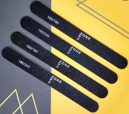 ONE NAIL   Пилка прямая на пластике   СЕРАЯ   50шт   100/180   [33]   Limited