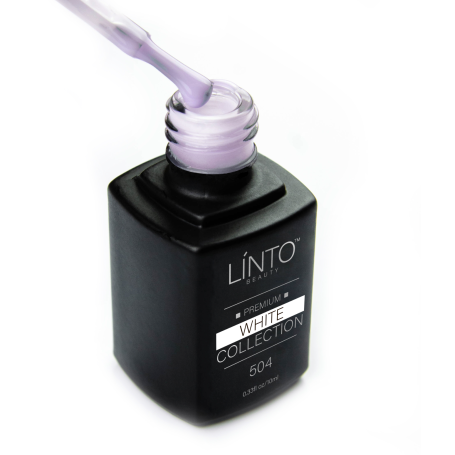 LINTO   #504   White Collection   10мл   Гель-лак полупрозрачный