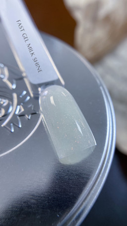 ONE NAIL   Gel Fast   MILK SHINE   50г   Гель для моделирования средней консистенции с шиммером молочный