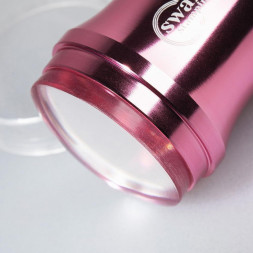 Swanky Stamping Штамп розовый, силиконовый (4 см)