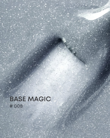 GRAPE   База светоотражающая  15мл  Base MAGIC   №08   Limited