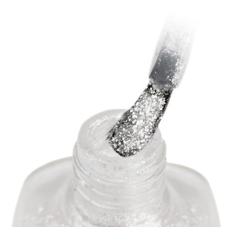 IQ BEAUTY   Prolac   #060 DREAM MORE   12,5мл   Лак для ногтей с биокерамикой полупрозрачный с  хлопьями Юки