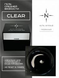 ALTA NIVELO   Гель для моделирования   Gel Black   CLEAR   15г