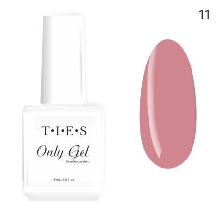 TIES   Гель для укрепления  ONLY GEL  15мл   №11   (СНЯТО)