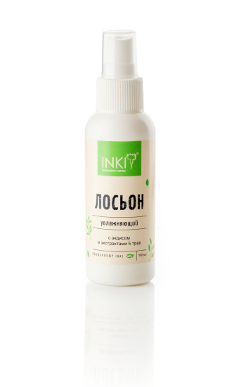 INKI   Лосьон увлажняющий с Экдисом и экстрактами 5 трав   100мл
