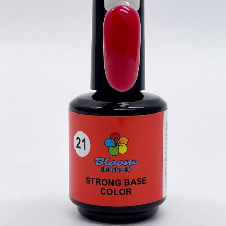 BLOOM   База камуфлирующая цветная  15мл   Base Strong COLOR   #21