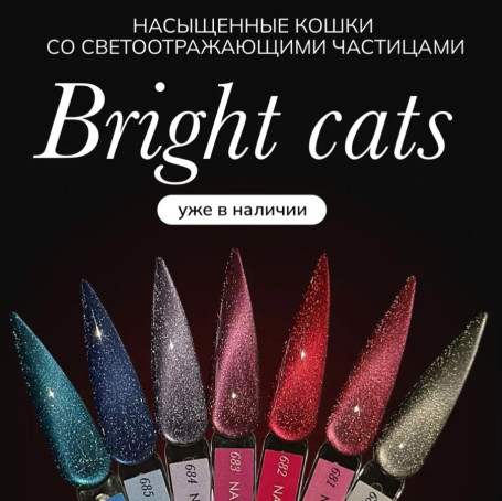 NAIL REPUBLIC   #686 Bright Cats   10мл   Гель-лак светоотражающий кошачий глаз