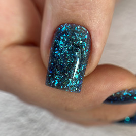 BSG   Base Colloration Hard   #124   20мл   База цветная жесткая с хлопьями Юки