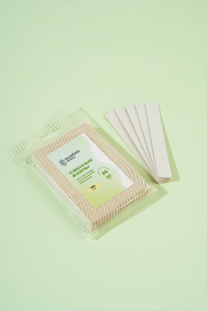 ALGEBRA BEAUTY   SOFT WHITE   Мягкие   M   #180   (50шт)   Сменные  файлы для пилки на вспененной подложке