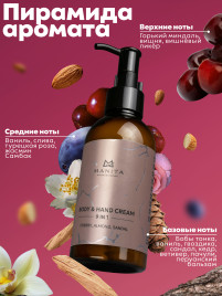 MANITA Body&Hand Cream CHERRY,ALMOND,SANDAL 150мл Крем для рук и тела