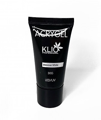 KLIO   Acrygel SHIMMER WHITE   30мл (туба)   Акригель с шиммером   (СНЯТО)