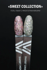 VOGUE NAILS   Гель-лак с блестками  5мл (банка)  SWEET MEMORIES
