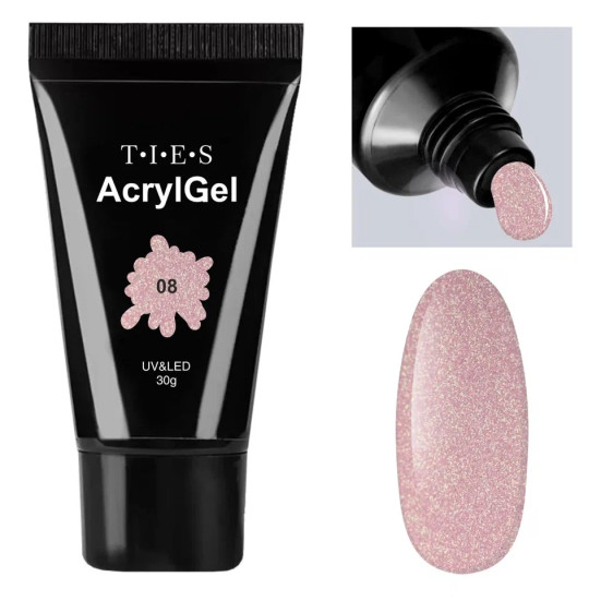 TIES   Акригель  Acryl Gel   №08   30мл