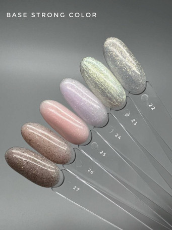 BLOOM   Base Strong COLOR   #26   15мл   База камуфлирующая жесткая с шиммером