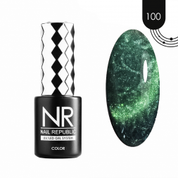 NAIL REPUBLIC   Гель-лак кошачий глаз   10мл   Pearl CAT   #100