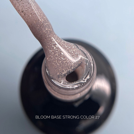 BLOOM   Base Strong COLOR   #27   15мл   База камуфлирующая жесткая с шиммером