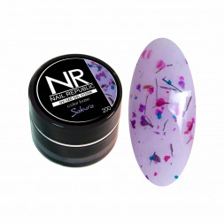 NAIL REPUBLIC   Base SAKURA   #200   5г (банка)   База камуфлирующая с сухоцветами