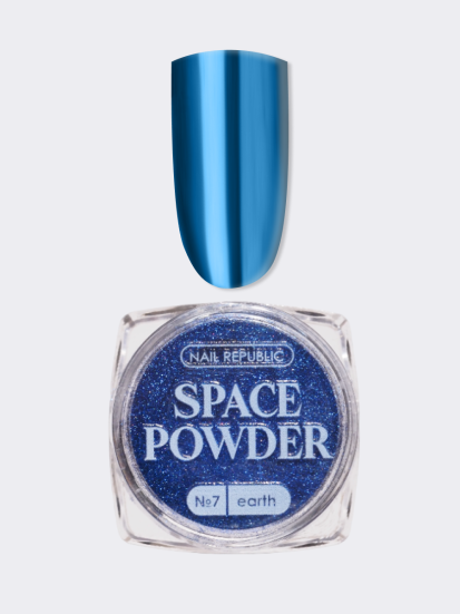NAIL REPUBLIC   Powder SPACE   #07   Втирка металлик   Limited