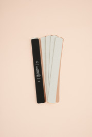 ALGEBRA BEAUTY SOFT WHITE Мягкие L #100 (50шт) Сменные файлы для пилки на вспененной подложке