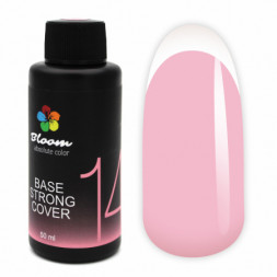 BLOOM Base Strong COVER #14 50мл (бутылка) База камуфлирующая жесткая