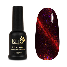 KLIO Гель-лак Капсульная коллекция 8мл №34 Красная кошка 5D