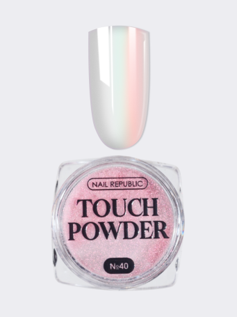 NAIL REPUBLIC   Powder TOUCH   #40   Втирка полупрозрачная