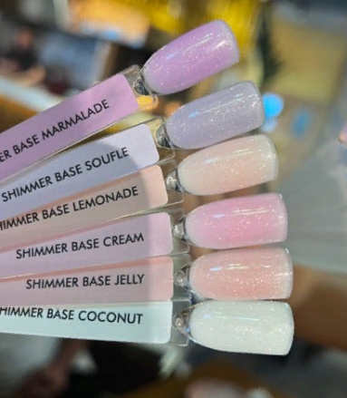 ONE NAIL   Base SHIMMER SOUFLE   15мл   База камуфлирующая эластичная c шиммером  (легкие в снятии)