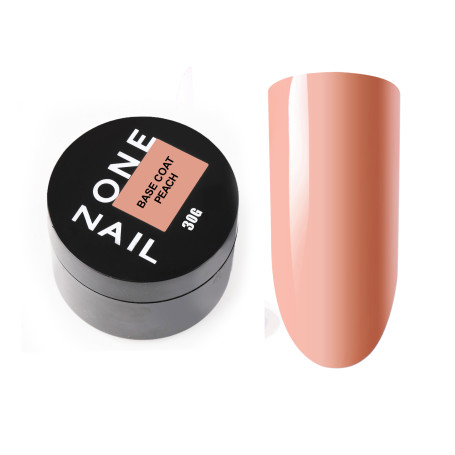 ONE NAIL   Base PEACH   30мл (шайба)   База прозрачная жесткая