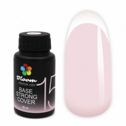 BLOOM Base Strong COVER #15 30мл (бутылка) База камуфлирующая жесткая