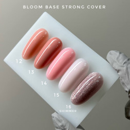 BLOOM Base Strong COVER #15 30мл (бутылка) База камуфлирующая жесткая