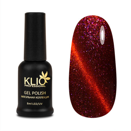 KLIO  Гель-лак  Капсульная  коллекция  8мл  №35  Красная кошка 5D