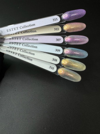 KLIO   ESTET   #309   10мл   Гель-лак полупрозрачный перламутровый   Русалки