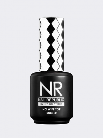 NAIL REPUBLIC   Топ без л/с для слайдеров   Top   No Wipe RUBBER  15мл