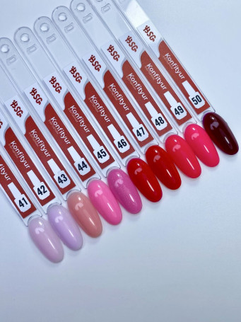 BSG   KONFITYUR во флаконе   #047   НИЗКАЯ ВЯЗКОСТЬ   20мл   Гель для моделирования средне-жидкий