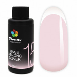 BLOOM Base Strong COVER #15 50мл (бутылка) База камуфлирующая жесткая