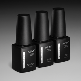 LINTO НАБОР 10мл Праймер бескислотный + База для маникюра + Топ для маникюра HAND SET